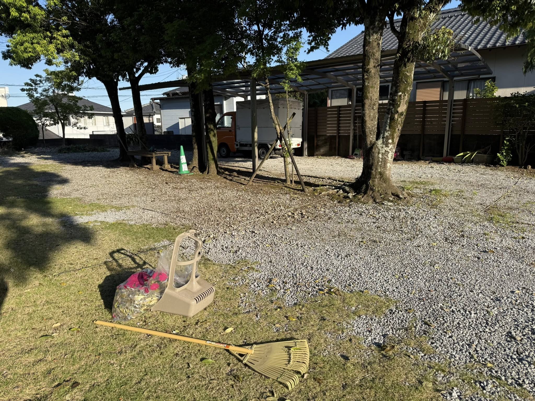 自分と会話しながらの草取り